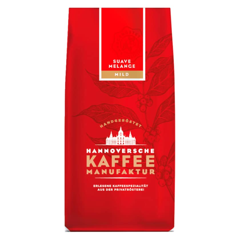 Hannoversche Kaffeemanufaktur Kaffee Suave Melange mild 250g